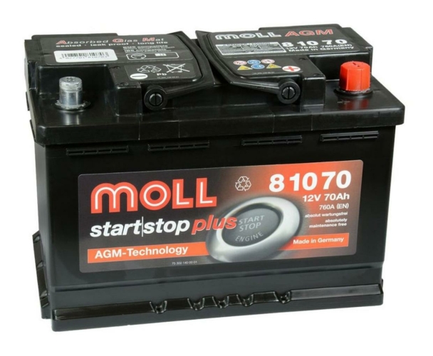 Moll AGM Start-Stop Plus 81070