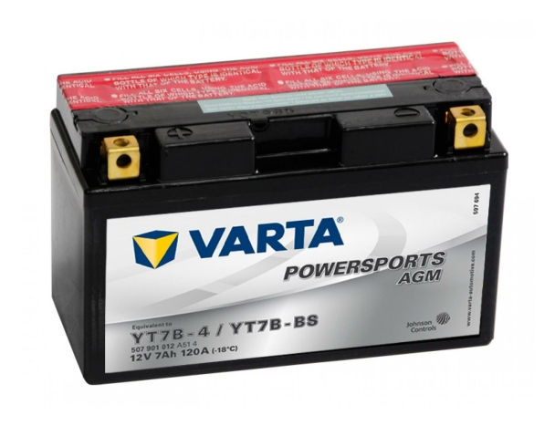 Varta Powersports AGM YT7B-BS
