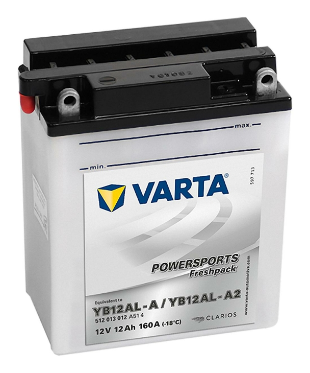 Varta Powersports Freshpack YB12AL-A2/YB12AL-A